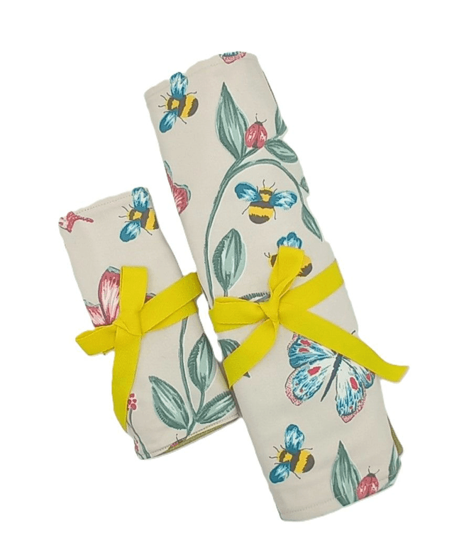 Storage Wrap Craft Tools Crochet Hooks Knitting Needles Pencil case Artist Brush Roll