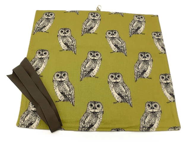 Storage Wrap Craft Tools Crochet Hooks Knitting Needle Case Pencils Artist Paint Brush Roll
